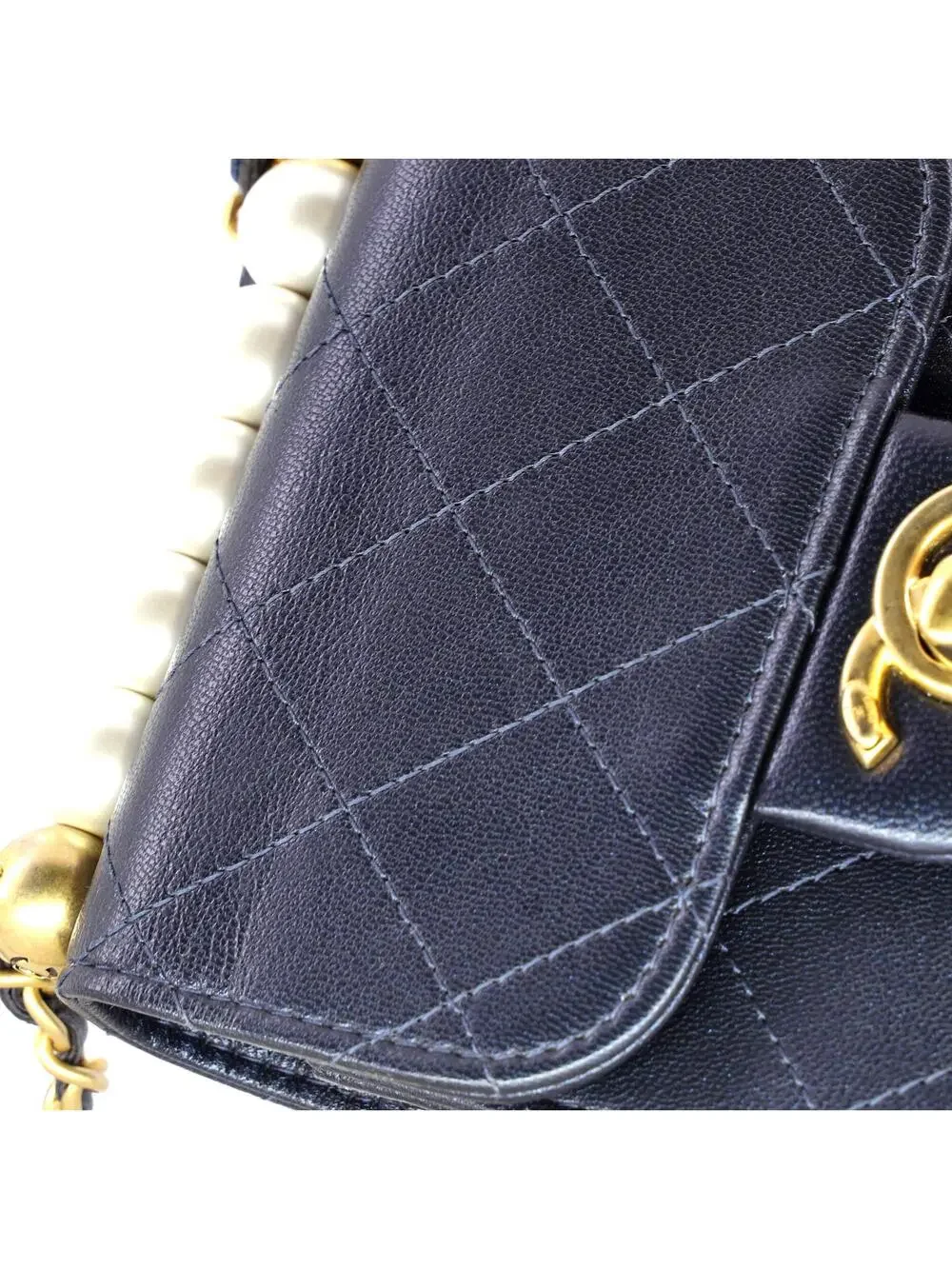 Chanel Chic Pearls Flap Clutch With #205317C25B